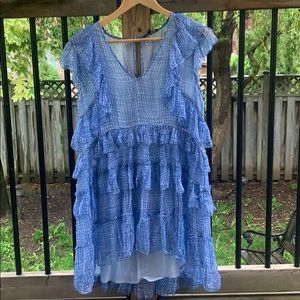 Love Sam high low ruffle dress